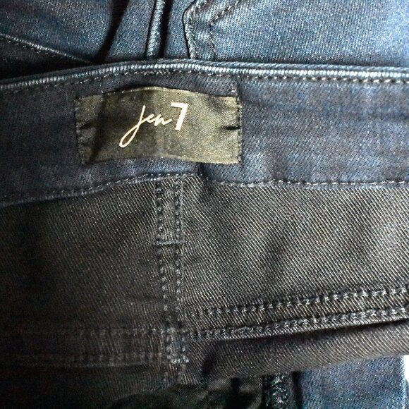Jen 7 For All Mankind Jeans 6 Blue Straight Slim Stretch Bin 2 - Picture 4 of 4